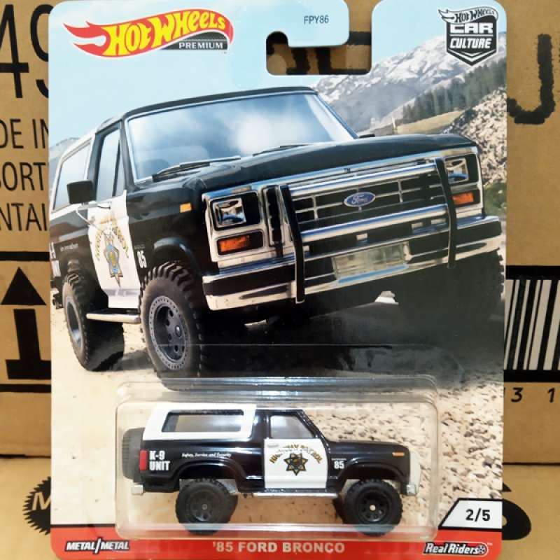 Hot Wheels Premium Car Culture '85 Ford Bronco 2020 - Édition Limitée 1:64, Neuf Sous Boîte
