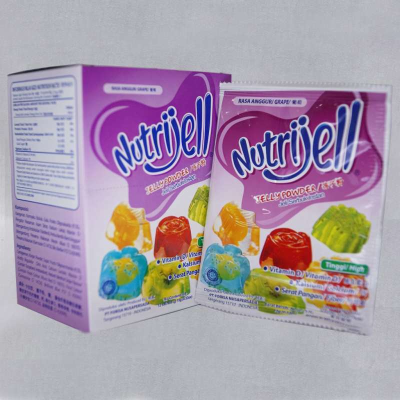Jual Nutrijell Anggur Jelly Powder [15 g x 12 sachet] di Seller BJA