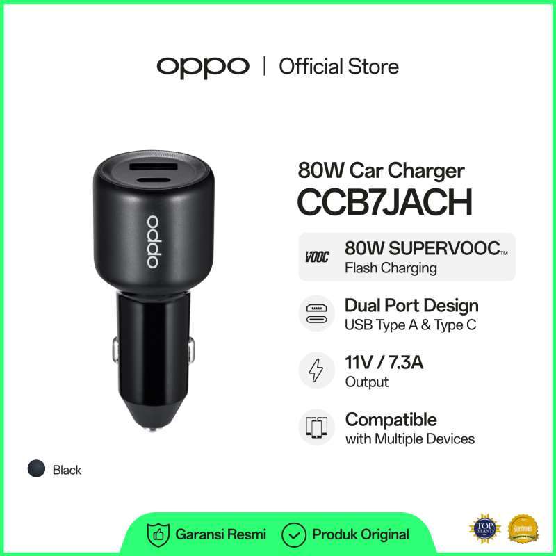 Jual Oppo 80w Car Charger Ccb7jach Di Seller Oppo Indonesia Official