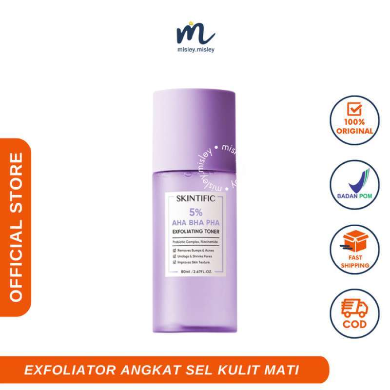 Jual SKINTIFIC 5 Aha Bha Pha Exfoliating Toner Original di Seller