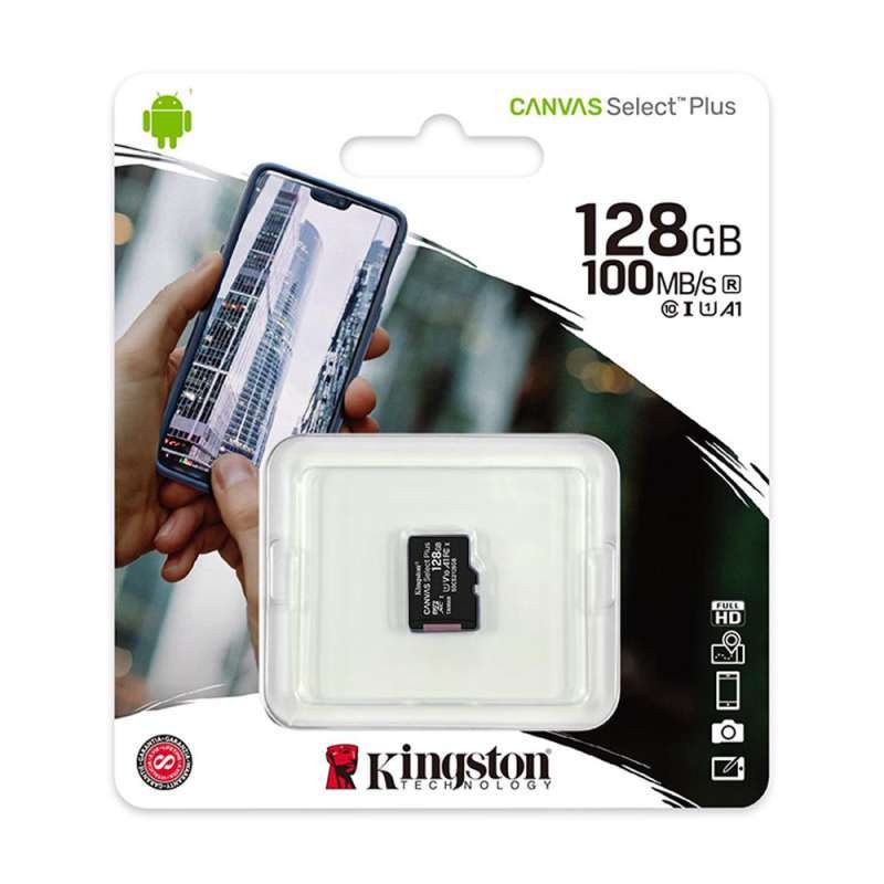 Jual Kingston Class10 Micro SD Card [128GB] Hitam di Seller IT Shop