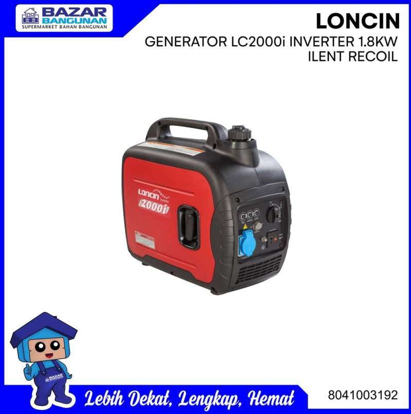 Jual Loncin Mesin Genset Generator Listrik Portable Lc 2000I Lc2000I