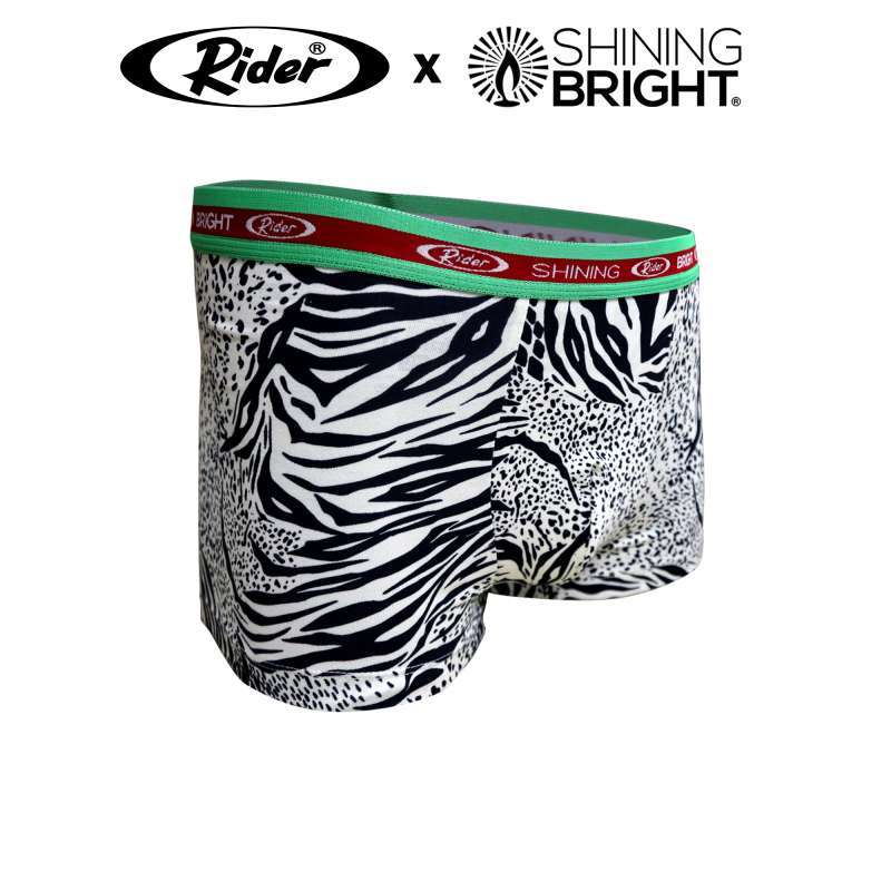 Promo Rider X Shining Bright Exclusive Boxer RSB901B Motif Zebra 1 in 1 ...