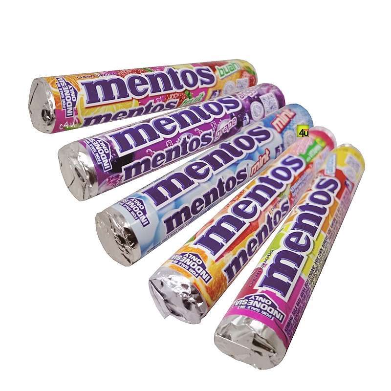 Mentos Raisin Promo Mentos - Chewy Dragees Candy - ROLL 29gr - RAINBOW Diskon 25% di ...
