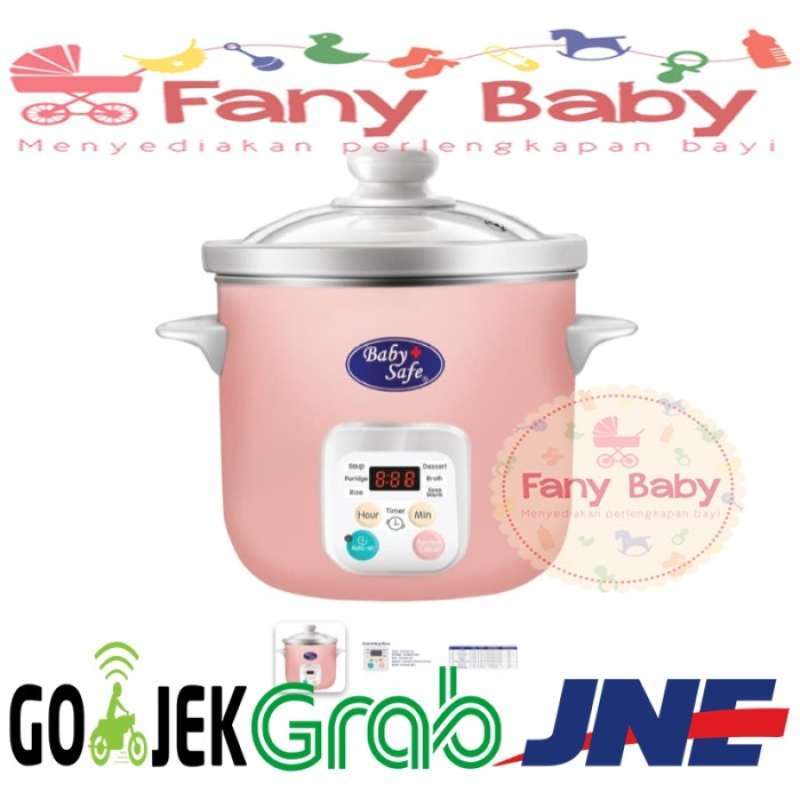 Jual Baby Safe (Pink 1.5L) Slow Cooker Best For Soup & Porridge LB06D