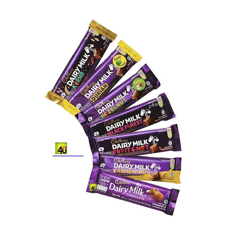 Promo Cadbury Chocolate Bar 62 gr BESAR FRUIT NUT Halal Diskon 6