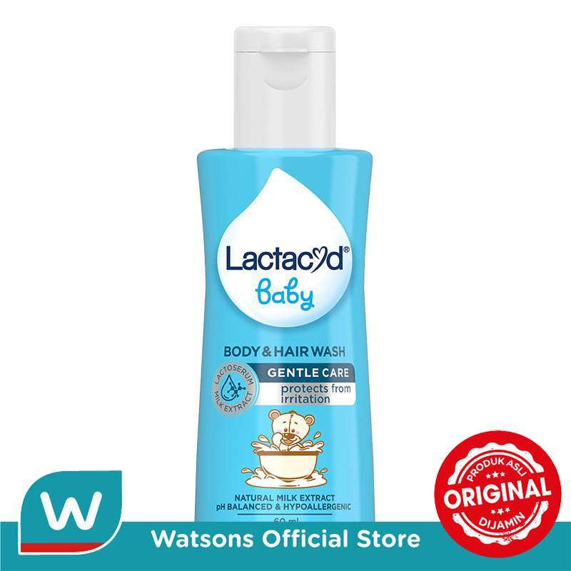 Jual Lactacyd Baby Body & Hair Wash Gentle Care 60Ml di Seller WATSONS