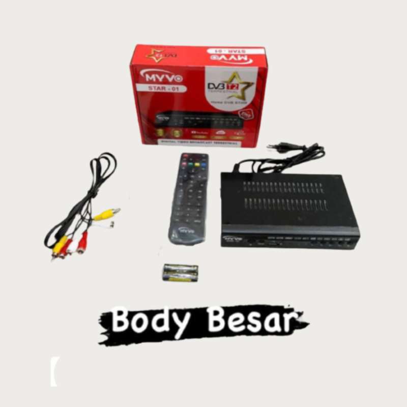 Promo SET TOP BOX MYVO STAR01 STB PENANGKAP SIARAN TV DIGITAL BISA