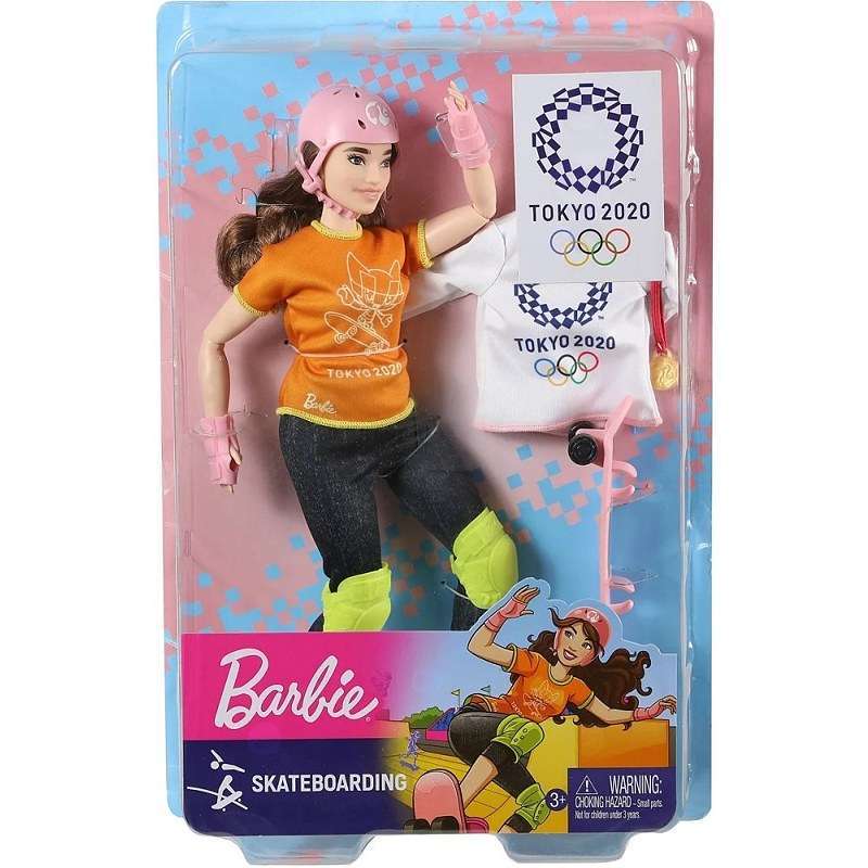 Jual Barbie Tokyo Olympics Skateboarding Doll GJL73 di Seller Toybox