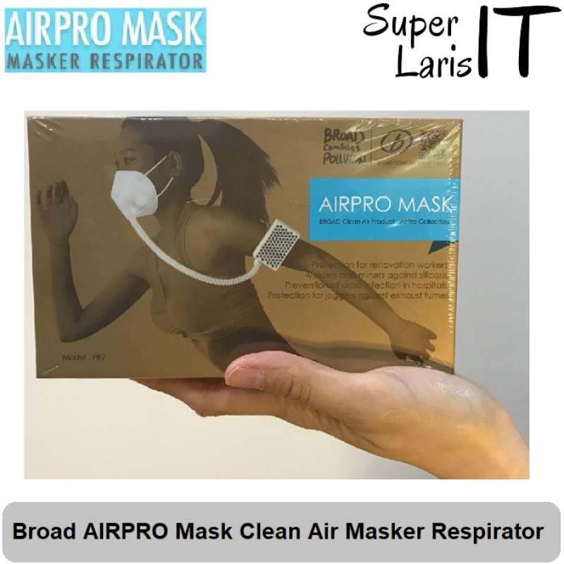 Jual Broad AIRPRO Mask Clean Air Masker Respirator di Seller Super