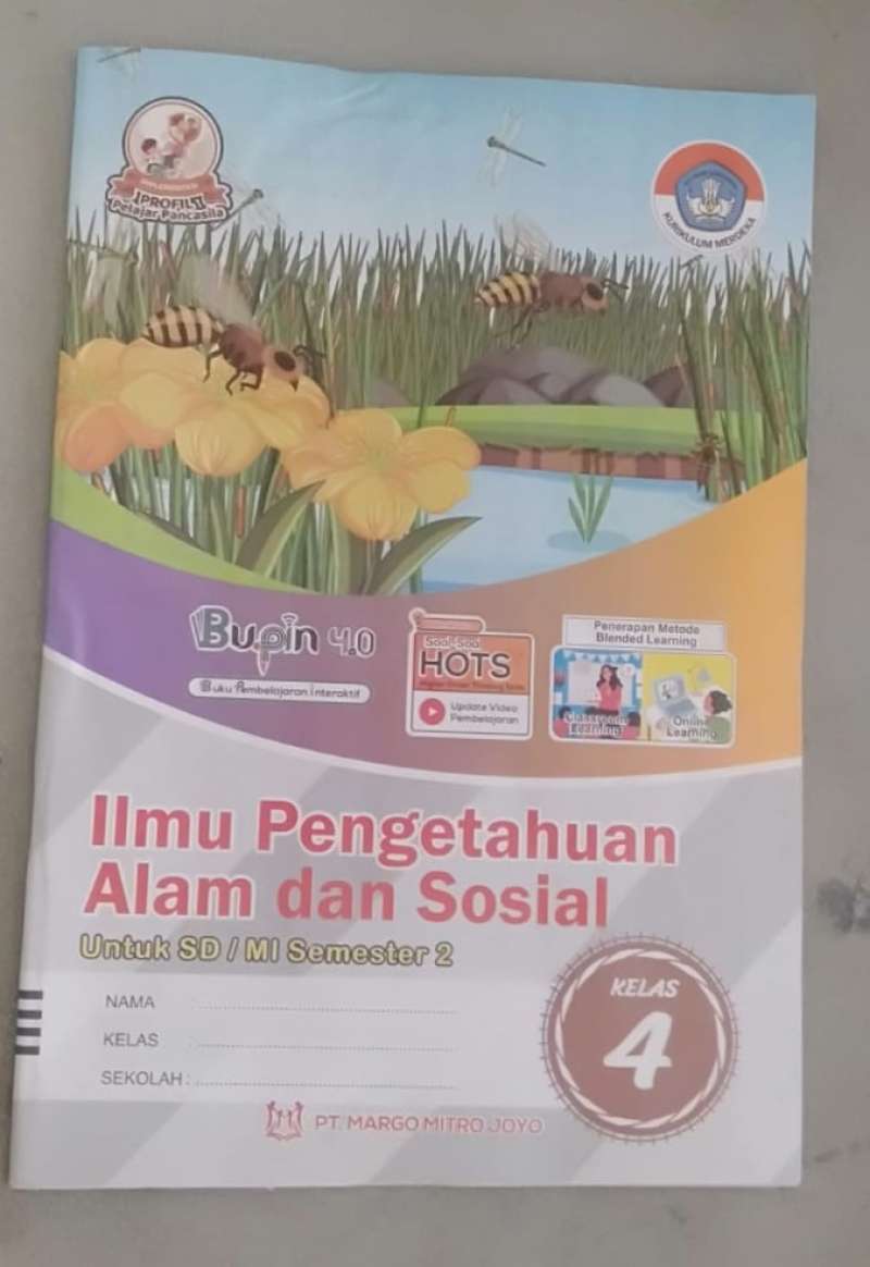 Jual LKS Kurikulum Merdeka - Ilmu Pengetahuan Alam dan Sosial Kelas 4 ...