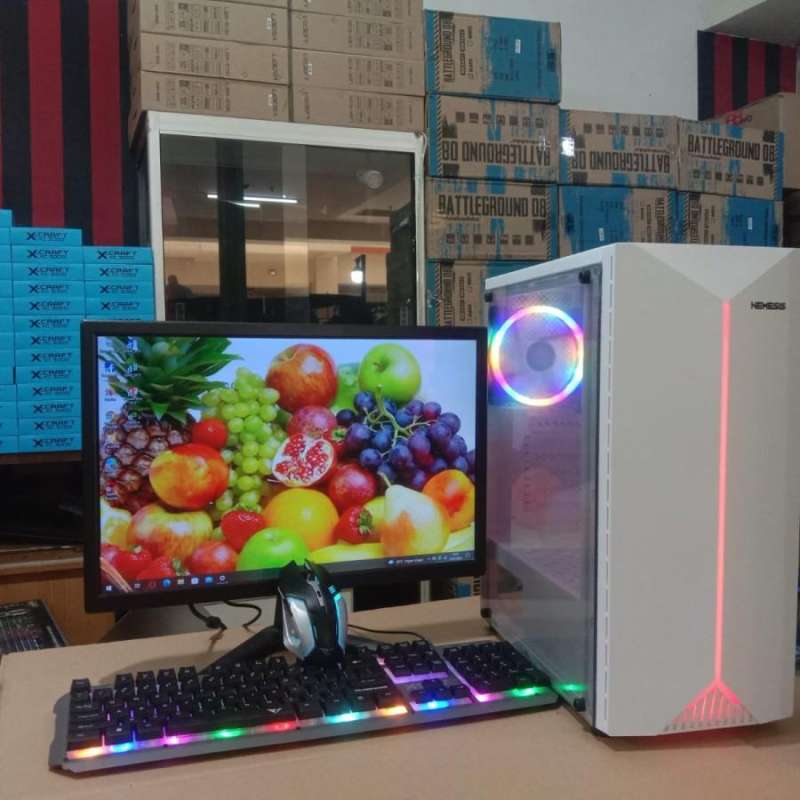 Jual Pc I7 Gaming Editing Full Set Siap Pakai Di Seller Lancar Bersama ...