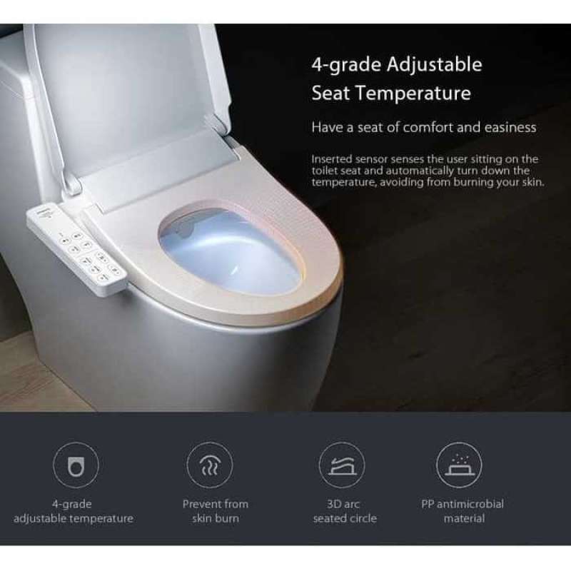Jual Xiaomi Smartmi Smart Intelligent Toilet Seat Cover Di Seller