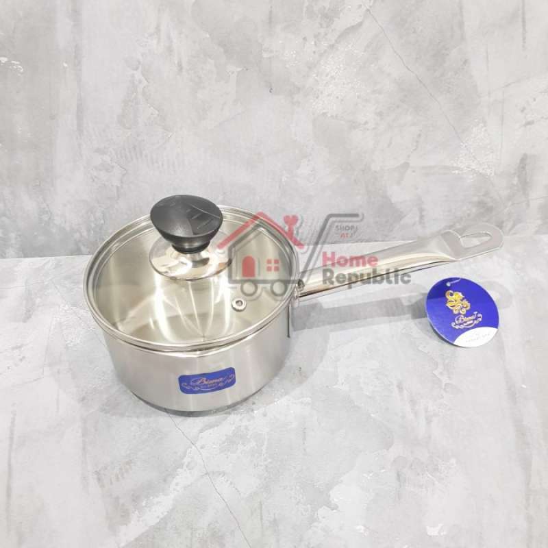 Promo BIMA CHEFS MILK PAN PANCI SUSU 1,1L 14CM SUS304 BP1900814 PANCI