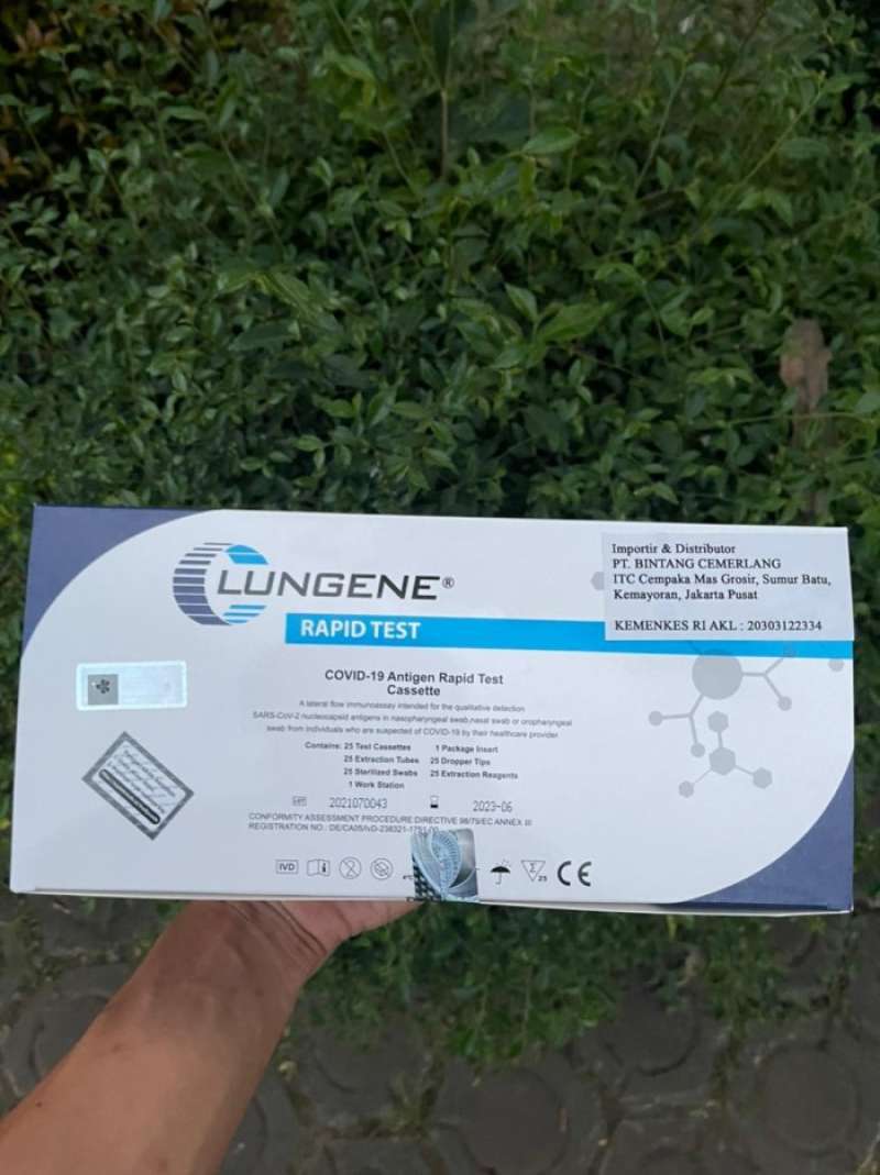 Jual Alat Test Antigen Akl Clungene Biru Isi 25 Test di Seller INFINITY