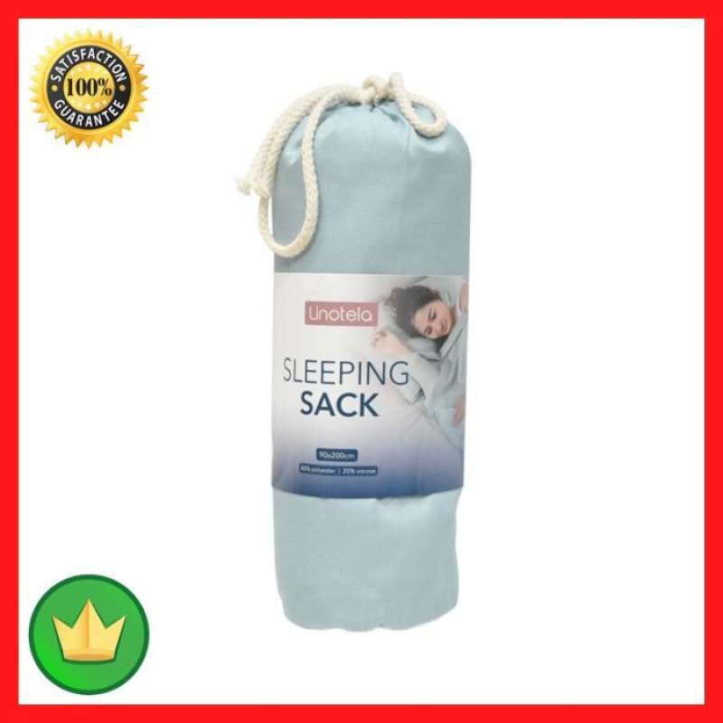 Promo Selimut 90x200 Cm Sleeping Sack Marshmallow Hijau Mint Diskon