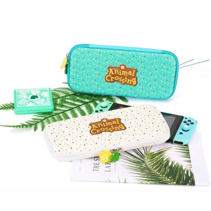 Jual Nintendo Switch V2 Oled Animal Crossing Pouch Storage Bag Carry