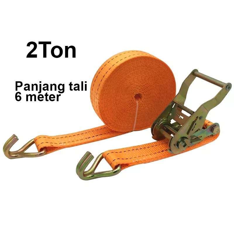 Jual Ratchet Tie Down Cargo Strap Tali Pengikat Barang 2 TON di Seller VANILLA ELECTRONIC