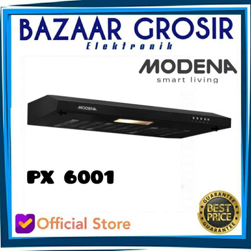 Jual Cooker Hood Modena Px 6001 Px6001 60 Cm Esile Hitam Penghisap Asap