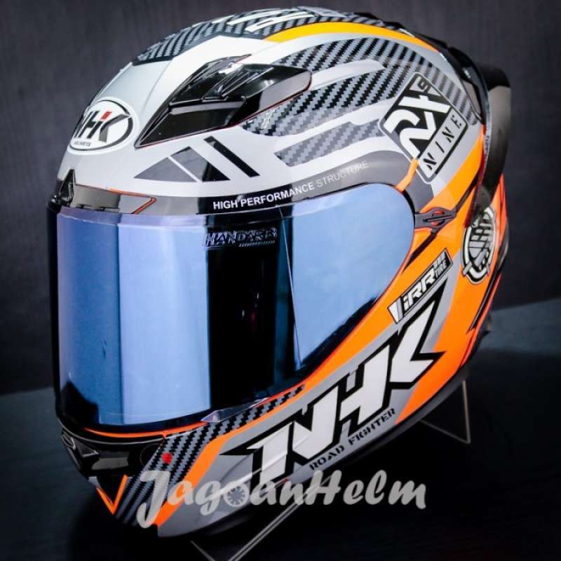 Promo Nhk Helm Rx9 Racer-X Se | Orange Fluo | Rx-9 Double Visor - M ...