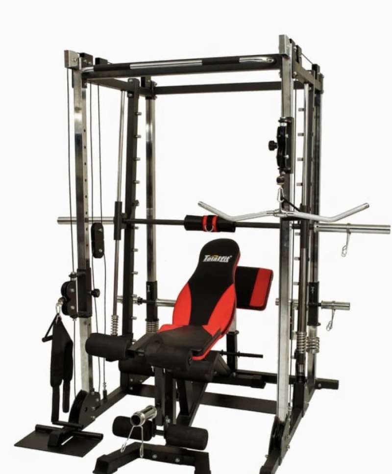 Machine Plus Stand Jual PAKET POWER RACK SMITH MACHINE PLUS BEBAN 100KG IRON di Seller ...