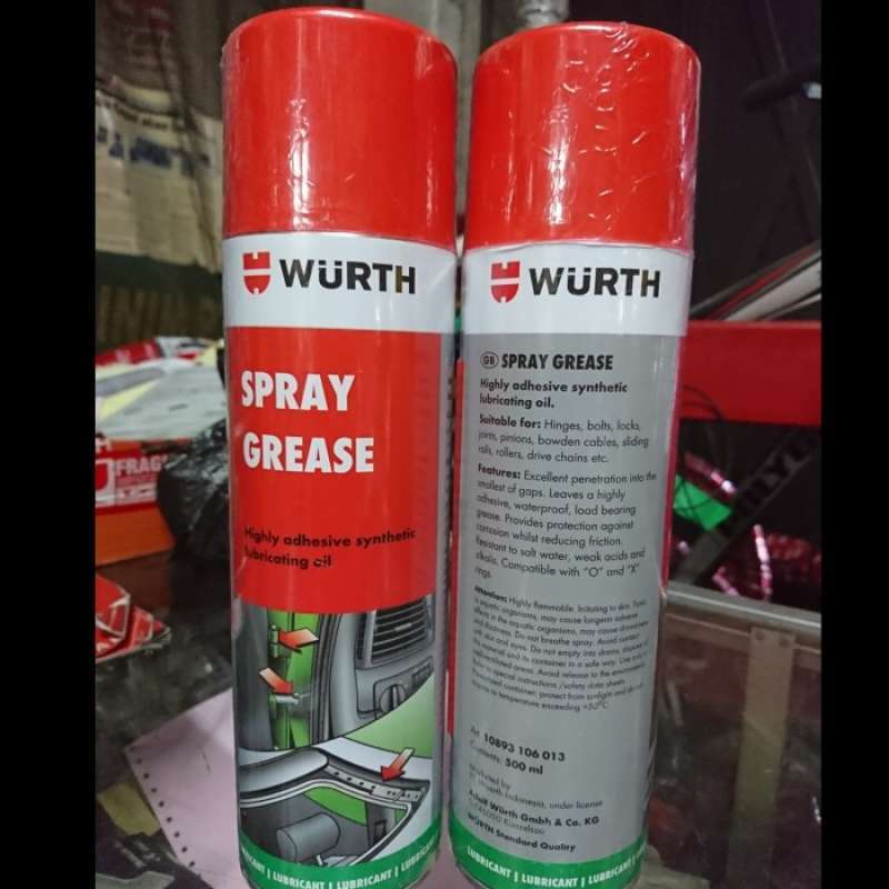 Promo Wurth Spray Grease Stemped Cair Semprot Adhesive Synthetic