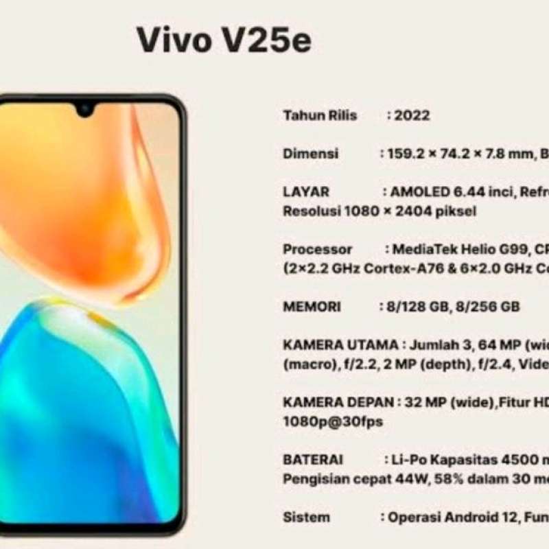 Jual Vivo V25e 8/128 Di Seller Electronicmala - Pondok Kelor, Kab ...