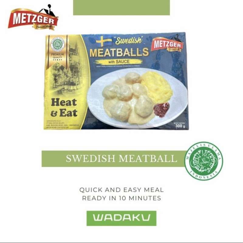 Jual Metzger Swedish Meatball Halal 300g Ikea Bola Daging Swedia Di