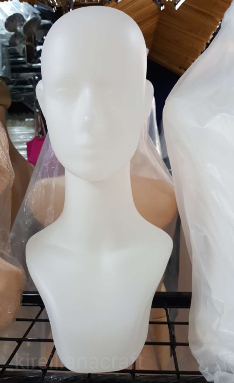 Jual Patung Kepala Plastik Patung Manekin Kepala di Seller Kirei
