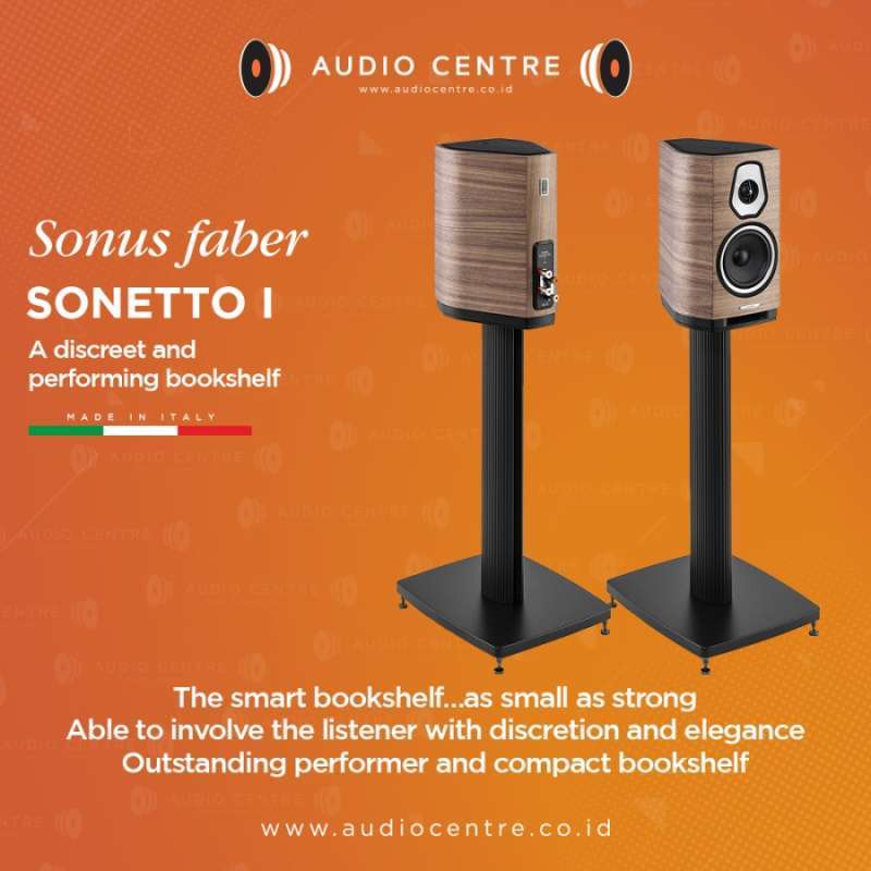 Jual Sonus Faber I Made in Italy Bookshelf speaker / No stand
