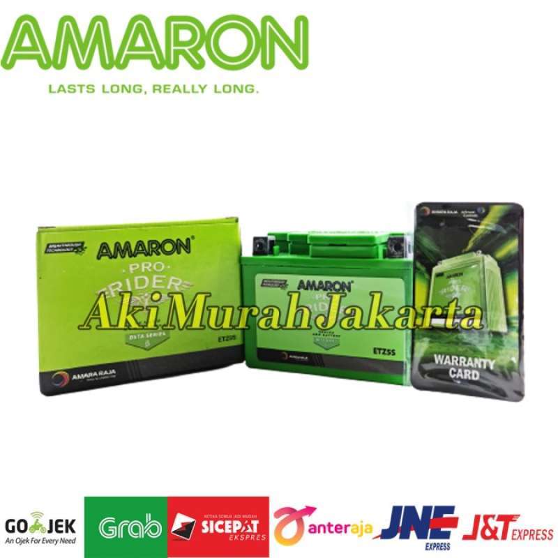 Jual Aki Motor Yamaha R15 AMARON ETZ5S / GTZ5S / YTZ5S Aki Kering 12V 3 ...