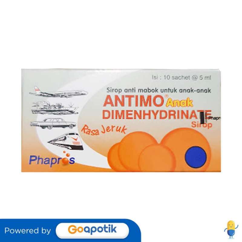 Jual ANTIMO ANAK RASA JERUK 5 ML BOX 10 SACHET di Seller Apotek Mulia ...