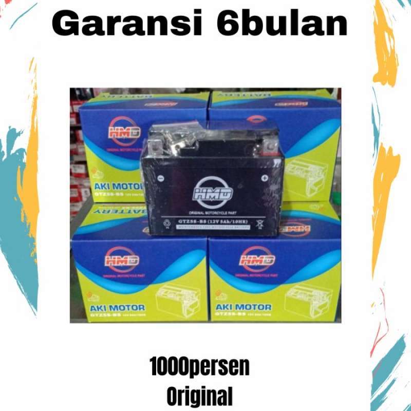 Promo aki/baterai motor matic gtz5s Diskon 23% di Seller Karbura Store