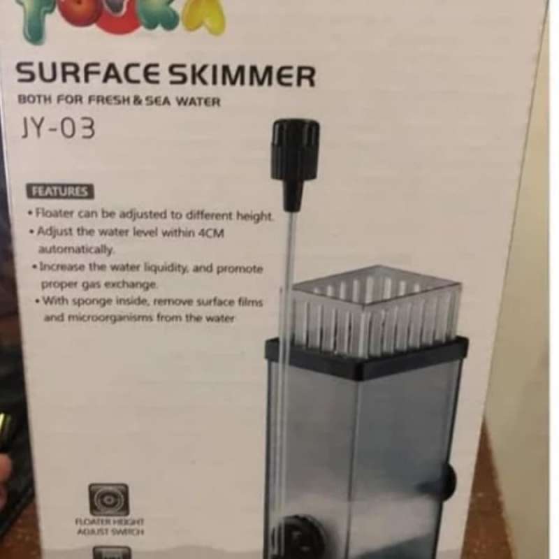Jual aquarium aquascape surface skimmer TOPKA JY 03 air tawar air laut
