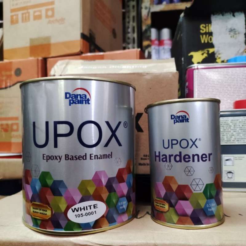 Promo Cat lantai Epoxy Based Enamel Upox Dana paint white Diskon 23 di