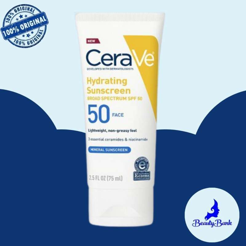 Jual Cerave Hydrating Sunscreen Spf 50 Face Lotion Di Seller Beauty