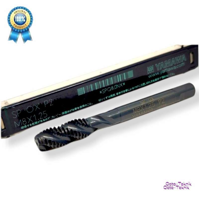 Promo TAP MESIN SPIRAL M8 X 1.25 SP OX P2 YAMAWA JAPAN Diskon 33 di