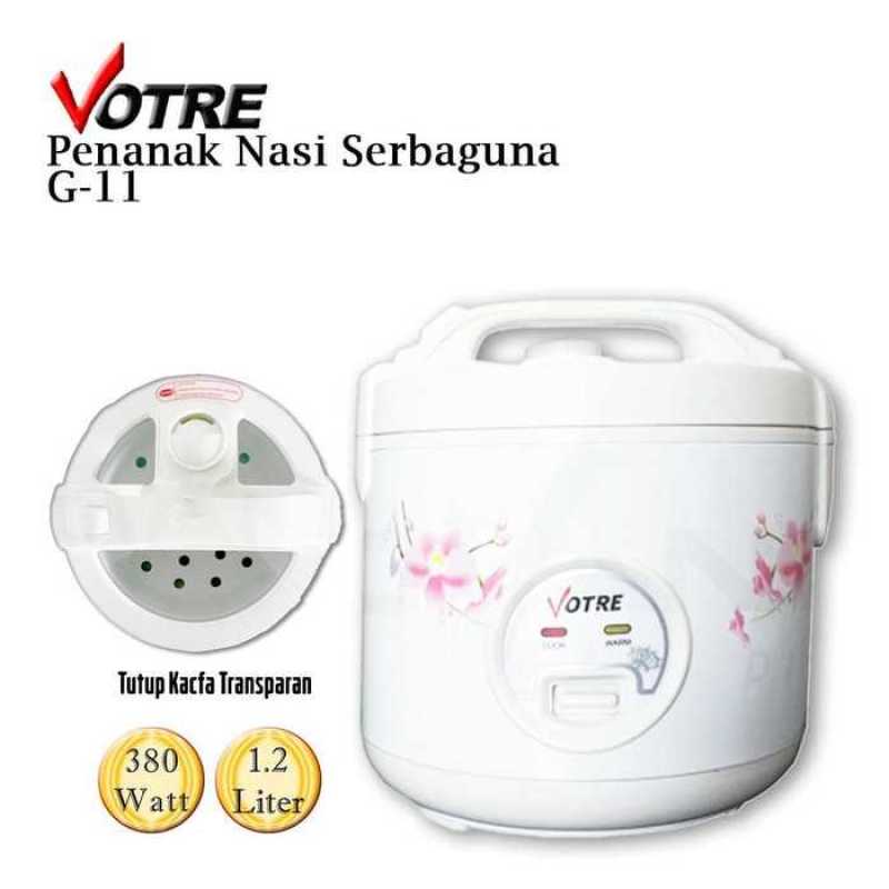 Jual Votre G11 Rice Cooker 1.2 Liter Penanak Nasi Serbaguna 1.2Liter PUTIH di Seller