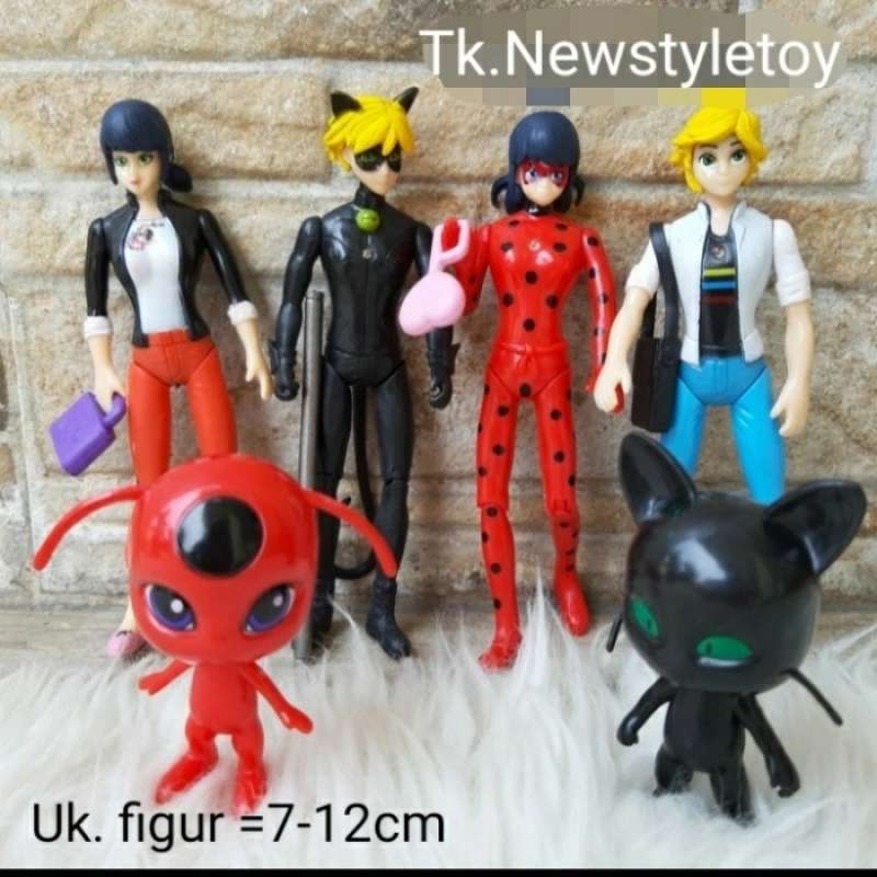 Promo Ladybug Miraculous Figur Set Diskon 23% di Seller Holystore99 ...