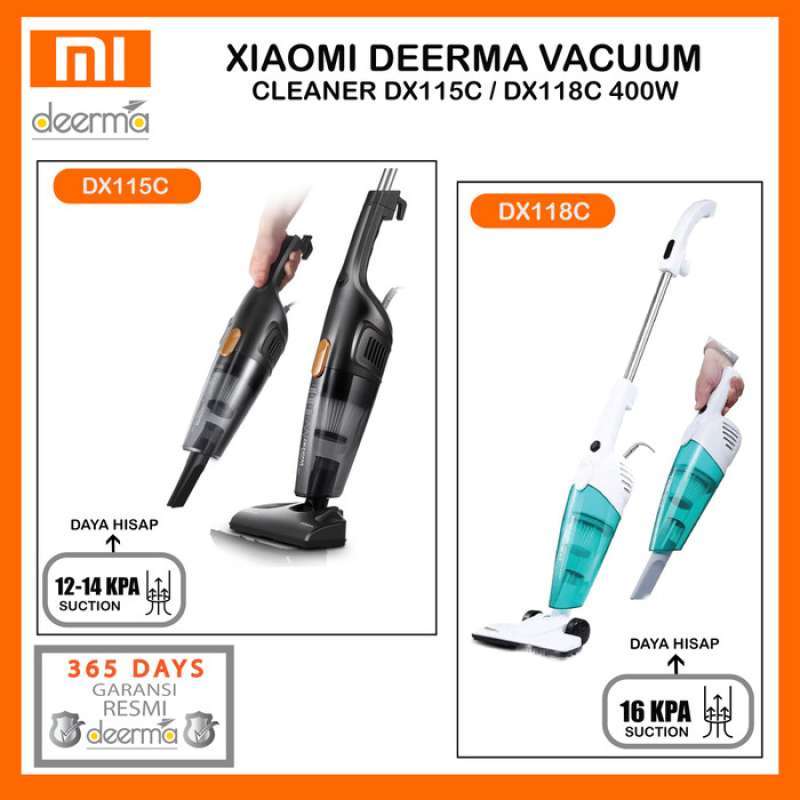 Promo Deerma Vacuum Cleaner Portable 2in1 Silent Penghisap Debu Lantai