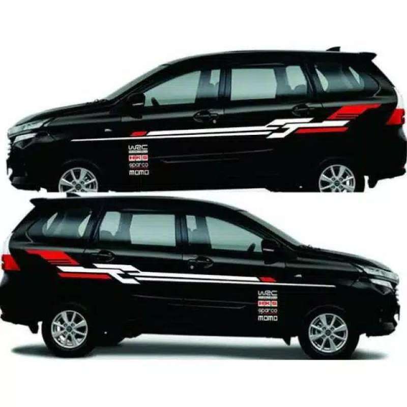 Jual Stiker Mobil Avanza Promo Stiker List Mobil Avanza Stiker Cutting