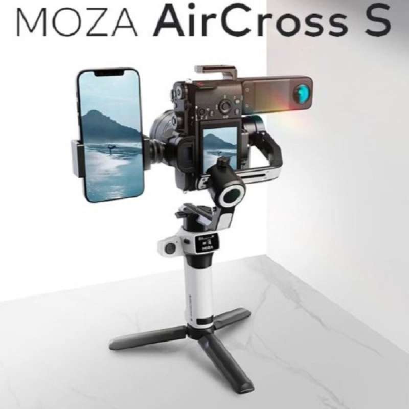 Promo Moza Aircross S Gimbal Stabilizer 3-axis Handheld Diskon 3% Di ...