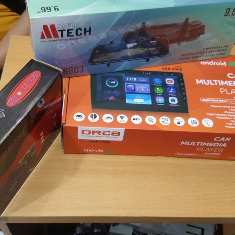 Promo Limited Paketan Audio Android Orca Dascam Dan Sensor Parkir New