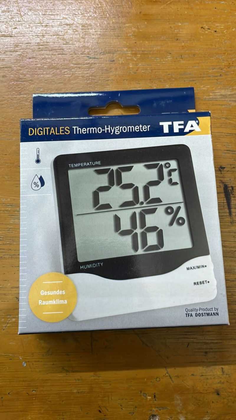 Jual Thermohygro Meter Digital Thermometer & Hygrometer Ukur Suhu Dan Kelembaban Tfa Germany