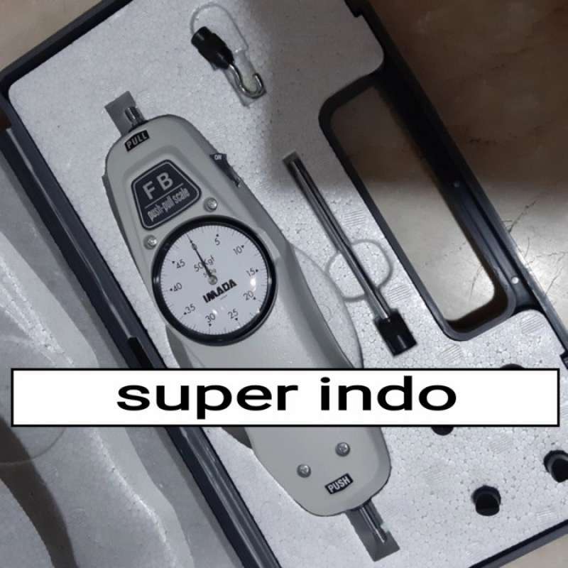 Promo IMADA PUSH PULL MECHANICAL FORCE GAUGE FB10Kg FB20Kg FB30Kg FB