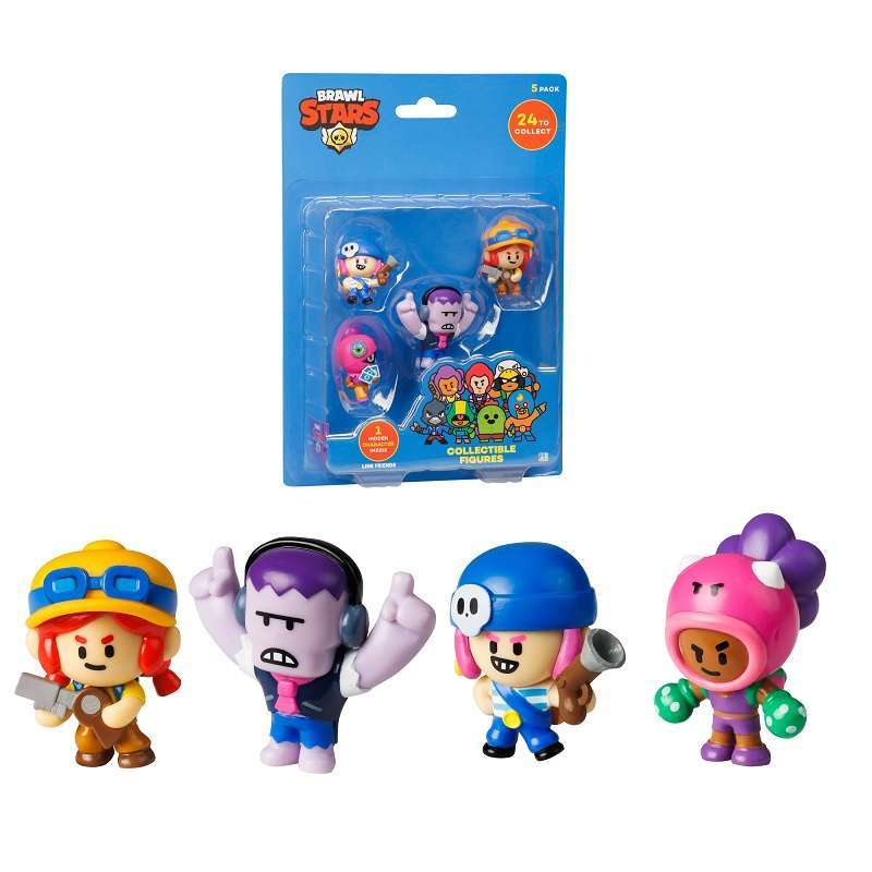 Promo Mainan Mini Action Figure Brawl Stars Figures 5 Pack Asst C