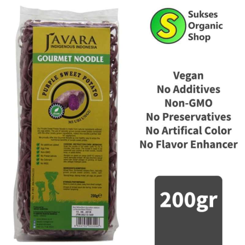 Jual Mie Ubi Ungu/gourmet Noodle Purple Sweet Potato | Javara | 200gr ...