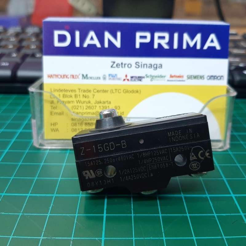 Promo Omron Limit Switch Z15GDB 15A 125, 250 or 480Vac Made in