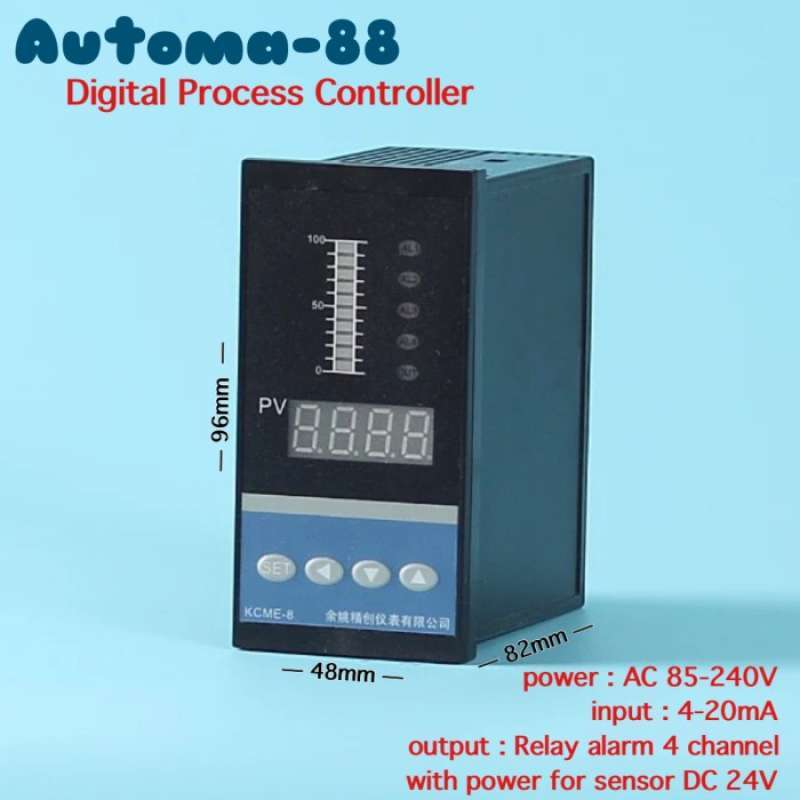 Jual DIGITAL PROCESS CONTROLLER INPUT 4-20MA DUAL OUTPUT 4 CHANNEL ...