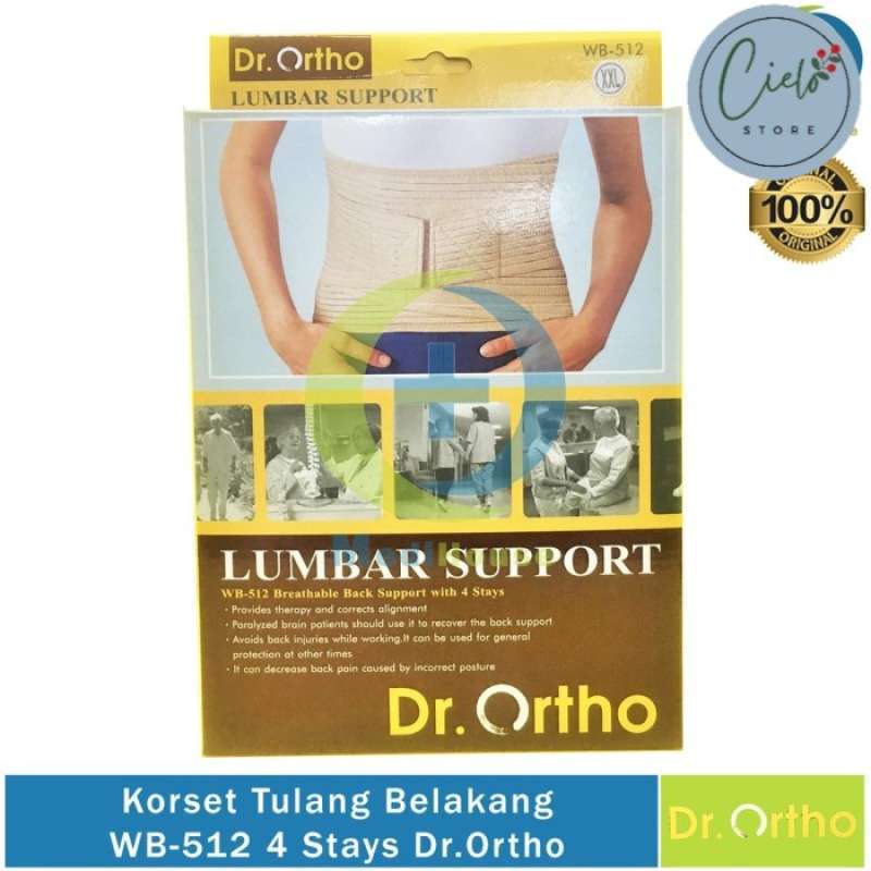 Promo CIELO ID SACRO LUMBAR SUPPORT DR.ORTHO WB512 KORSET TULANG